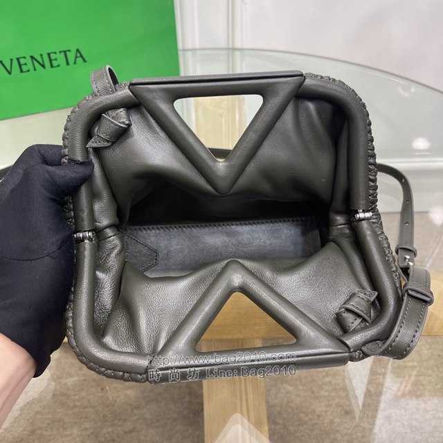 Bottega veneta高端女包 8546B BV寶緹嘉2021包包最新triangle倒三角手提單肩斜挎包三角包  gxz1279